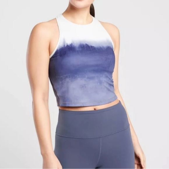Athleta fitted crop tank - worn once. - Picture 1 of 4